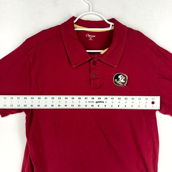 Florida State University‎ Seminoles Cotton Red Short Sleeved Polo Mens Size XL - Picture 8 of 8